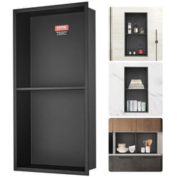 Niche Douche Encastrable - VEVOR - 10 x 3302 x 635 cmétanchéité en acier inoxydable étanche facile à nettoyerArgent