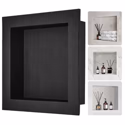 Niche Douche Encastrable - VEVOR - Niche Douche Encastrer Mur 4064x4064x10 cm 1 Étagère pour Salle de Bain