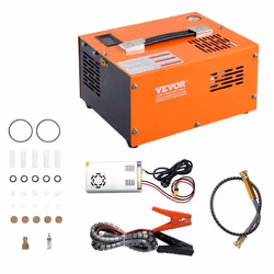 Compresseur dAir PCP  - VEVOR -  Compresseur dAir Portable Pcp 30MPa Convertisseur Externe CC12V-CA230V Arrêt Manuel
