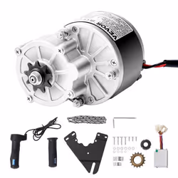 Kit de Moteur Électrique Sans Balais-VEVOR-250 W 24 V 2700 tr/min-avec Contrôleur de Vitesse Kit de Poignée daccélérateur