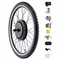 Kit Conversion de Vélo Électrique-VEVOR-1000 W-Moteur de Moyeu de Roue Avant 48 V 420 tr/min 650 mm avec Contrôleur de Vitess ...