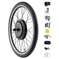 Kit Conversion de Vélo Électrique-VEVOR-1000 W-Moteur de Moyeu de Roue Avant 48 V 420 tr/min 650 mm avec Contrôleur de Vitesse