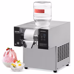 Machine à Glace Râpée de Neige Commerciale-VEVOR-Machine à Râper la Glace 80 kg/24H-pour Dessert Boulangerie Café