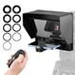 Téléprompteur - VEVOR - 10 pouces - Spectroscope HD - Bluetooth - Accessoires inclus
