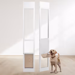 Porte pour Chien-VEVOR-Porte Coulissante en Verre Hauteur Réglable de 75 7/8 à 80 11/16 pour Portes Coulissantes