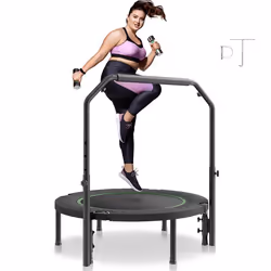 Mini Trampoline Pliable-VEVOR-1027 mm-Fitness Rebounder-Charge max. 150 kg-pour Entraînement Intérieur/Jardin Adultes