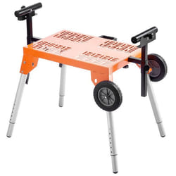 Support pour Scie à Onglet avec Plateau et Roulettes-VEVOR-Piètement pour Scie Pliable en Acier-Charge 1497 kg