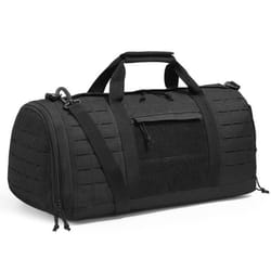 Sac de Sport Tactique-VEVOR-45 L-avec Design Molle et Compartiment à Chaussures Sac de Voyage Militaire-Noir