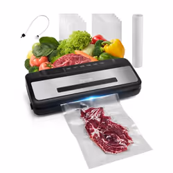 Machine Sous Vide Alimentaire-VEVOR-120 W-Machine à Emballer Mise Sous Vide Aliments 80 kPa