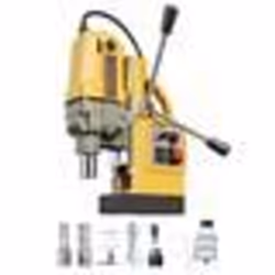 Perceuse Magnétique-VEVOR-1200 W-Perceuse à Colonne Portable-12500 N 40 mm-avec 2 Forets