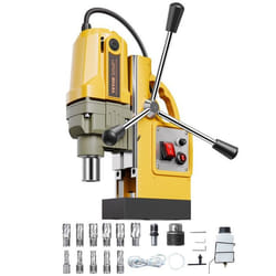 Perceuse Magnétique-VEVOR-1400 W-Perceuse à Colonne Portable-12500 N 800 tr/min 40 mm-avec 11 Forets