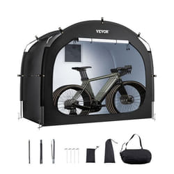 Abri à Vélo-VEVOR-pour 4-5 Vélos Tente de Rangement Spacieuse Étanche-Fenêtre Ventilée-Poteaux Fibre de Verre
