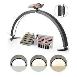 Lampe d’Esthéticienne Demi-lune de Table-VEVOR-Lampe LED Arc pour Manucure Extension de Cils 40 W