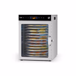 Déshydrateur Alimentaire Rotatif-VEVOR-12 Plateaux-Séchoir Électrique Aliments 800 W-Température Réglable-Minuterie 24 h