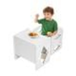 Ensemble Table et Chaises-VEVOR-pour Diversification Autonome Enfants-Table de dActivités pour Enfants-Blanc