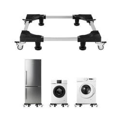 Support de Machine à Laver Mobile-VEVOR-Charge 500 kg-Base 8 Roues Pivotantes-pour Réfrigérateurs Sèche-Linge Lave-Linge