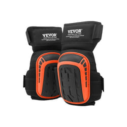 Genouillères de Travail Antidérapantes en Mousse Gel-VEVOR-Genouillères de Protection Robustes et Extensibles-Noir et Orange