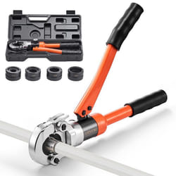 Pince à Sertir Hydraulique Tuyau PEX Aluminium-plastique-VEVOR-Sertisseuse Raccords Tuyaux-avec Mâchoire U16 etc-Kit Sertissage