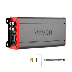 Amplificateur Audio Voiture-VEVOR-Ampli de Puissance à 4 Canaux Pontables pour Subwoofer Max. 4x272 W sous 4 ohms