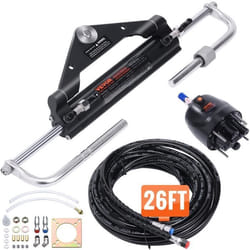 Direction hydraulique marine - VEVOR - Kit de direction hydraulique pour bateau hors-bord marine 150HP hors-bord