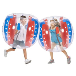 Bulle Gonflable - VEVOR - 1150 x 1 150 x 900 mmBallon Pare-chocs 12m 2PCs Bulle Sumopour Enants et AdolescentsRouge et Bleu
