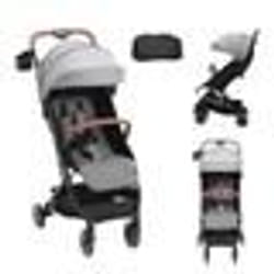 Poussette pour bébé - VEVOR - Poussette bébé nouveau-né enfant bas âge réglable en un clic gris foncé 710 x 440 x 1070 mm