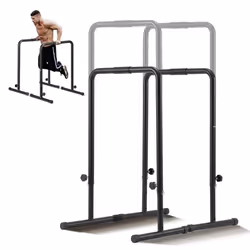 Barre dips - VEVOR - 795 x 685 x 95 mm Barre Dips Barres Parallèles Charge 200 kg Hauteur Réglable Fitness Gym 10 kg