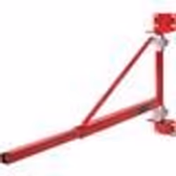 Bras de Support de Palan-VEVOR-Électrique-Charge 600 kg-Avec Poteau-Pivotant-Cadre de Palan Acier-180°-Atelier-Garage