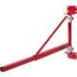 Bras de Support de Palan-VEVOR-Électrique-Charge 600 kg-Avec Poteau-Pivotant-Cadre de Palan Acier-180°-Atelier-Garage