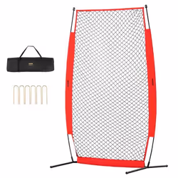 Écran Protecteur de Baseball de I-VEVOR-140 x 218 cm-Portable -Sac de TransportPiquets de Sol-Protection Lanceurs