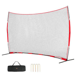 Filet de Baseball - VEVOR - Filet dEntraînement de Baseball Softball Filet Pare-ballons 5070x1400x3120 mm avec Sac de Transport