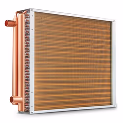 Échangeur de Chaleur Air-eau SKYSHALO-VEVOR-18 x 20-3 Rangées  3/8 242 Ailettes Aluminium-Chauffage Domestique Refroidissemen ...