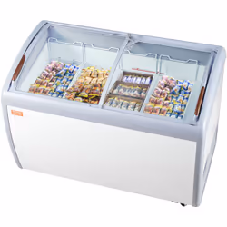 Caractéristiques & Détails Vitrine professionnelle pour crème glacée : cette vitrine commerciale pour crème glacée comprend 4 ...