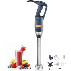 VEVOR Mixeur Plongeant Commercial 350 W, Melangeur a Main Immersion Tige de 508 mm, Mixeur Portable Vitesse Variable en Continu, avec Lame en Acier