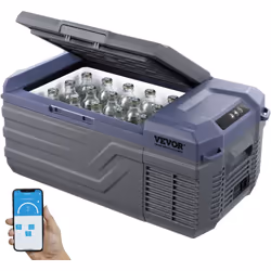 Caractéristiques & Détails Grande capacité : le réfrigérateur congélateur portable a une capacité de compartiment unique de 1 ...
