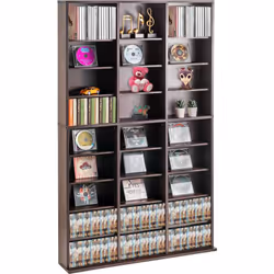 Caractéristiques & Détails Rangement flexible : doté d'étagères réglables, l'armoire de rangement multimédia vous permet de p ...