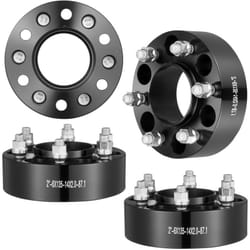 Vevor - Lot de 4 entretoises de roue de 5,1 cm, adaptateurs 6 x 5,3, entretoises forgees centrees sur le moyeu a 6 ecrous avec alesage de 87,1 mm et