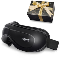 Masque apaisant pour les yeux avec therapie par la chaleur, masque de relaxation pour les yeux avec 5 reglages et musiques Bluetooth, dispositif de