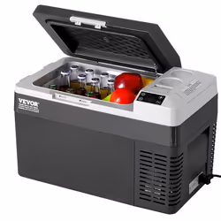 Réfrigérateur Portable à Compression-VEVOR-25 L-Mini Frigo de Voiture 12/24 V CC et 100-240 V CA-Température Réglable