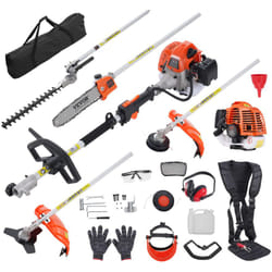 Vevor - Outils de coupe multifonctionnel 5 en 1, taille-haie a gaz 26 cc, desherbeur, taille-bordure, moteur deux temps, scie a perche, tronconneuse