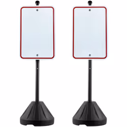 Caractéristiques & Détails Portable et mobile : ce panneau de signalisation portable est doté de roulettes pour un déplacemen ...