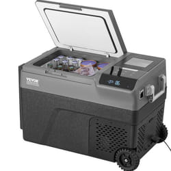 Réfrigérateur Portable 35 L-VEVOR-Mini Frigo de Voiture avec Fonction de Fabrication de Glace 12 V-pour Maison Camping