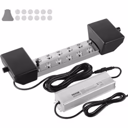 Caractéristiques & Détails Indice d'étanchéité IP68, IP67 : le brumisateur ultrasonique à 12 têtes est fabriqué en acier inox ...