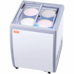 Caractéristiques & Détails Vitrine professionnelle pour crème glacée : cette vitrine commerciale pour crème glacée peut accue ...