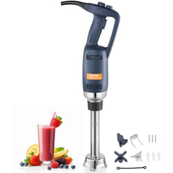 Vevor - Mixeur Plongeant Commercial 350 w, Melangeur a Main Immersion Tige de 254 mm, Mixeur Portable Vitesse Variable en Continu, avec Lame en Acier