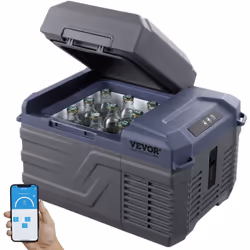 Caractéristiques & Détails Grande capacité : le réfrigérateur-congélateur portable a une capacité de compartiment unique de 1 ...