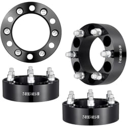 VEVOR Elargisseur de Voie 4PCs Epaisseur 51 mm, Entretoises de Roue 6 Boulons, Modeles de Boulons 152x140 mm, Alesage 108 mm, Filetage M14x1,5,