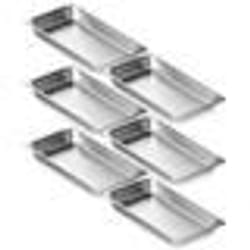 Bac Gastronorme-VEVOR-GN 1/1 Lot de 6-Inox-Bain-08 mm dÉpaisseur-67 cm Profondeur-Réfrigérateurs Stockage Restauration