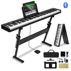 Clavier Piano Pliable 88 Touches-VEVOR-Piano Électronique Numérique Portable avec Pédale de Sustain-pour Débutants