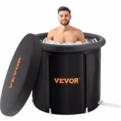 Caractéristiques & Détails Baignoire à glace de grande taille de 33,5 pouces / 850 mm : notre baignoire à eau froide portable ...